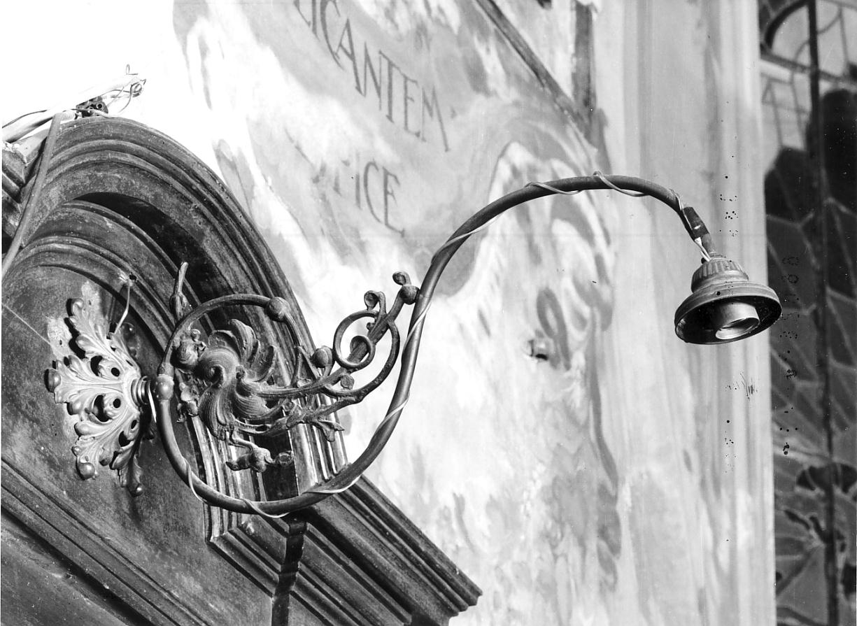 candeliere da parete, opera isolata - ambito cremonese (fine/inizio secc. XIX/ XX)