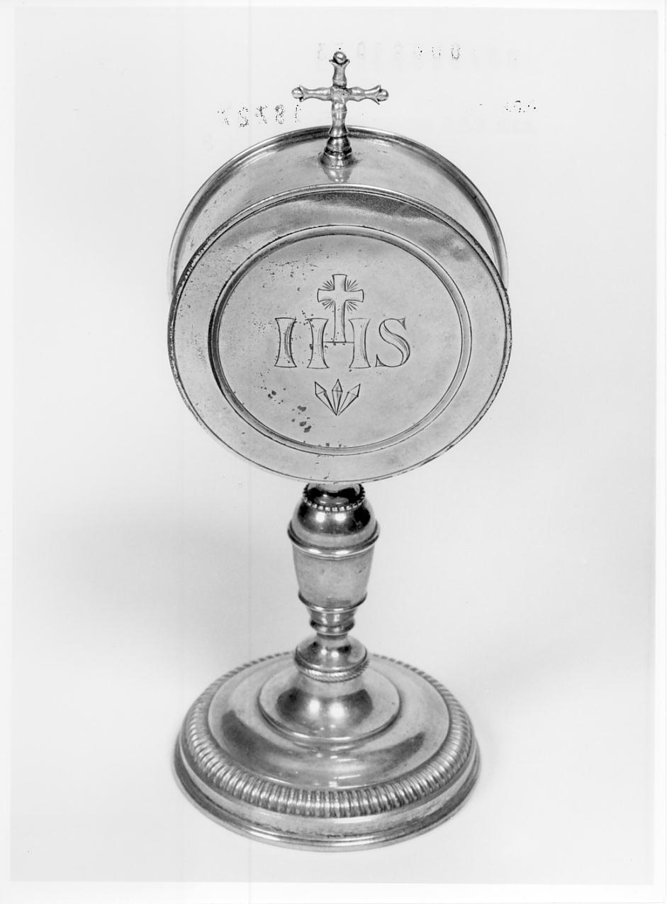 teca-lunetta, opera isolata - produzione lombarda (prima metà sec. XIX)