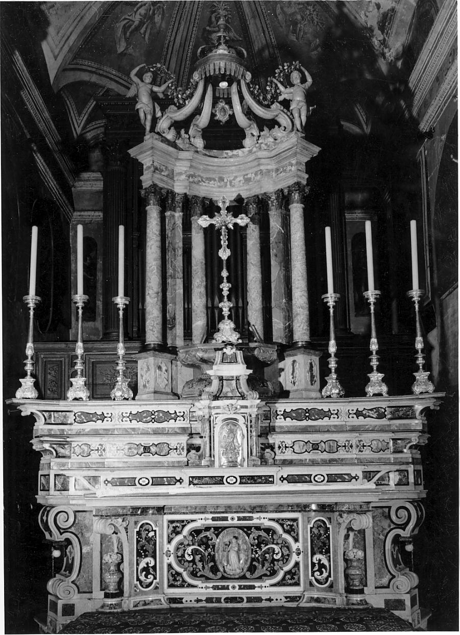 altare maggiore, opera isolata - ambito lombardo (seconda metà sec. XVII)