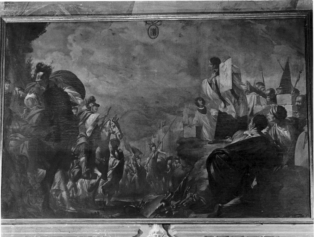 miracolo di Valenza (dipinto, opera isolata) di Lucini Giovanni Battista (seconda metà sec. XVII)