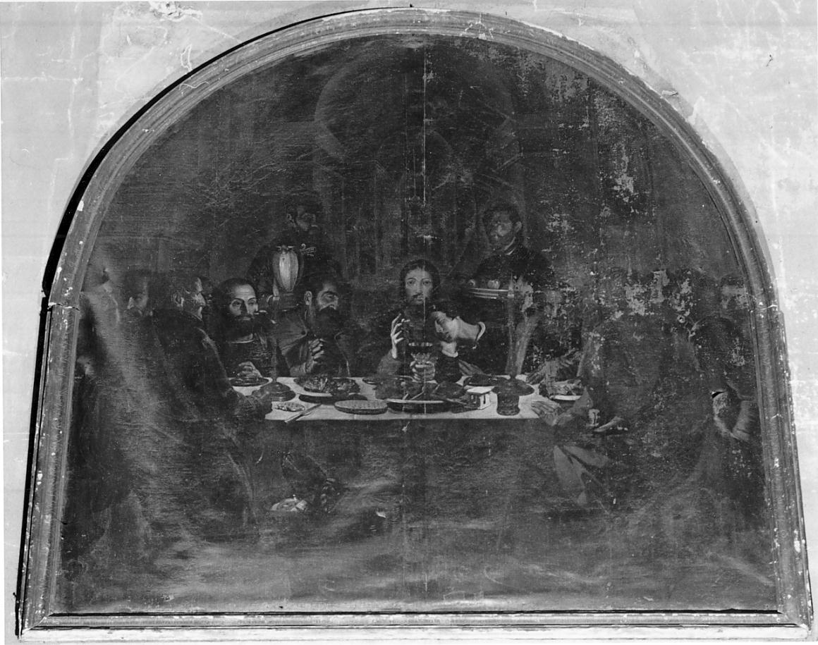 ultima cena (dipinto, opera isolata) di Ferrario Giovan Angelo (sec. XVII)