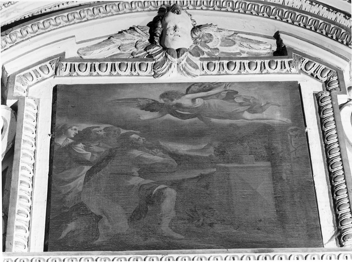 apparizione di un angelo (dipinto, opera isolata) di Pombioli Tommaso detto Conciabracci (prima metà sec. XVII)