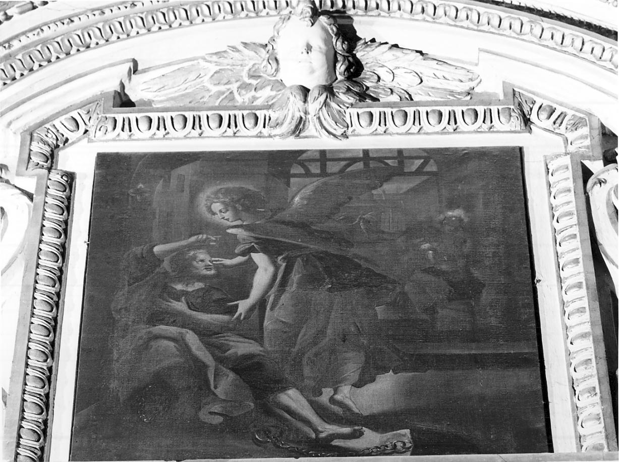 Liberazione di S. Pietro dal carcere (dipinto, opera isolata) di Pombioli Tommaso detto Conciabracci (prima metà sec. XVII)