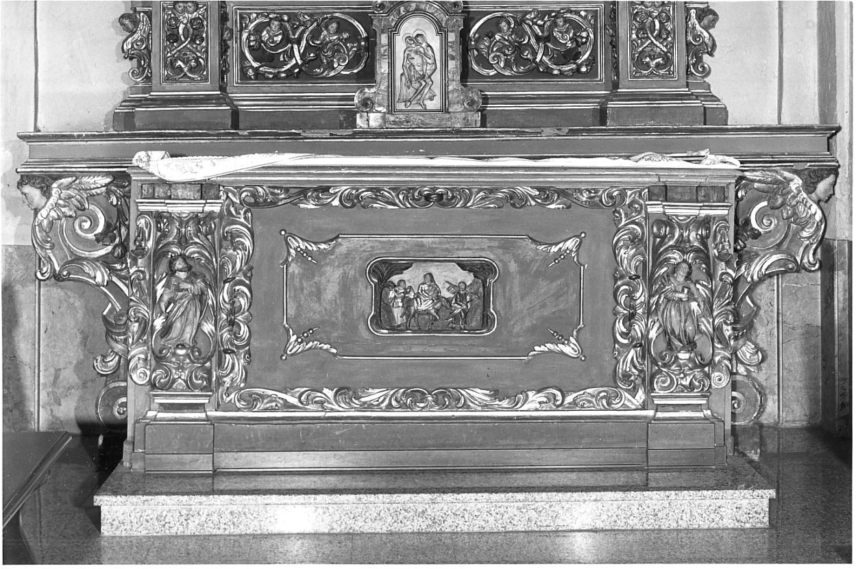 altare - a mensa di Ramus Domenico (bottega) (sec. XVII)