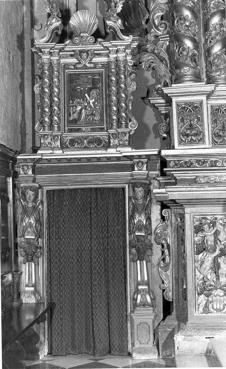 portale architravato, coppia di Ramus Domenico (bottega) (inizio sec. XVIII)