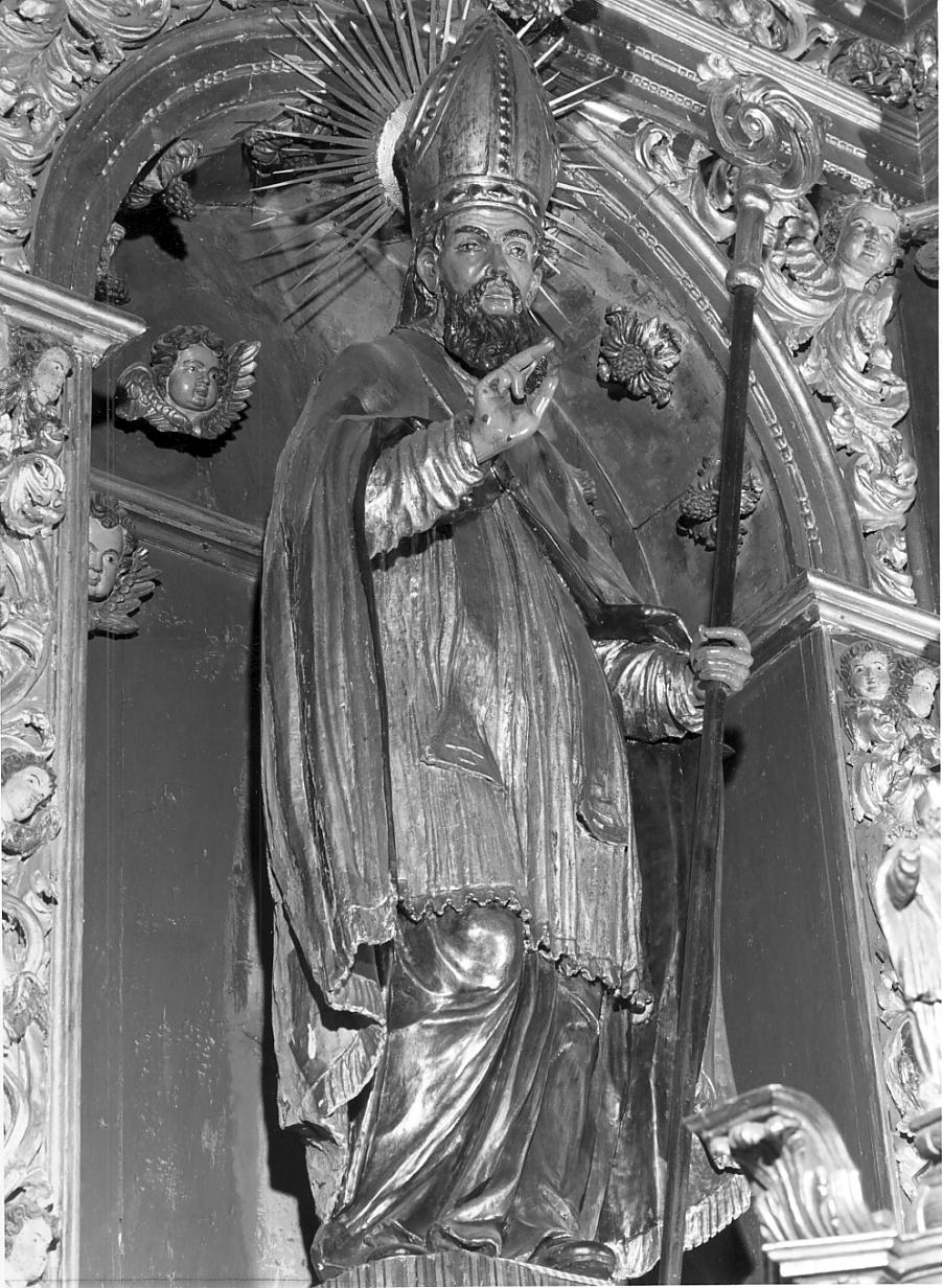 Sant' Eusebio (statua, opera isolata) di Ramus Domenico (bottega) (fine sec. XVII)