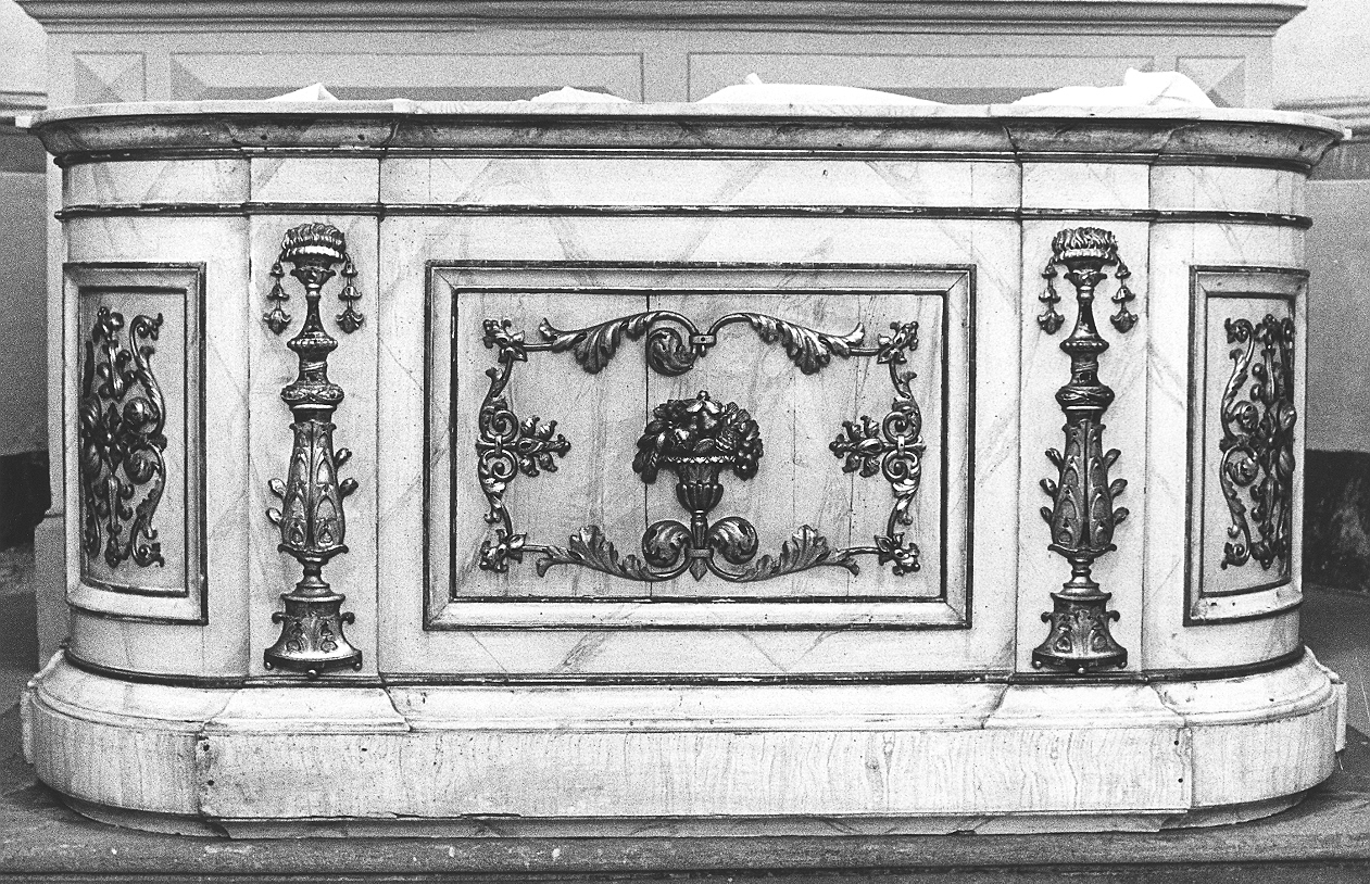 altare maggiore, opera isolata - ambito italiano (inizio sec. XIX)