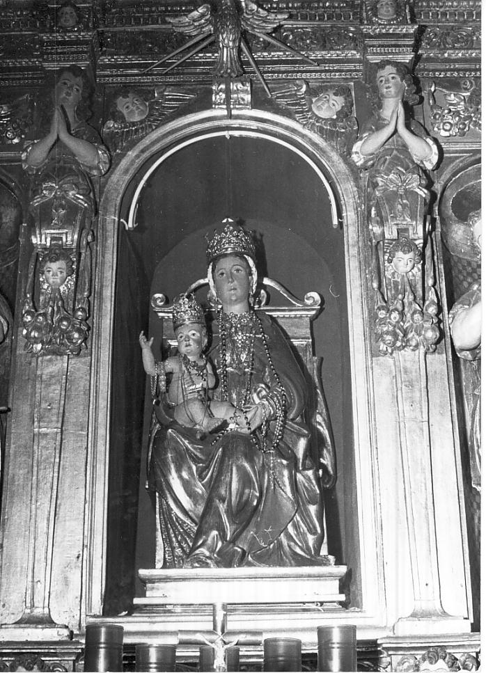 Madonna con Bambino (statua, opera isolata) - ambito bresciano (sec. XV, sec. XVI)