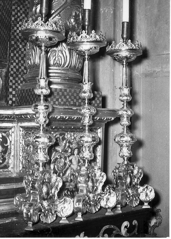 candeliere, serie - ambito italiano (sec. XVIII)
