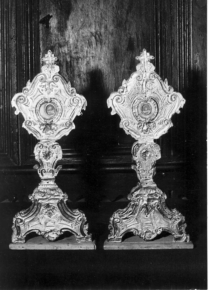 reliquiario, serie - ambito italiano (sec. XVIII)