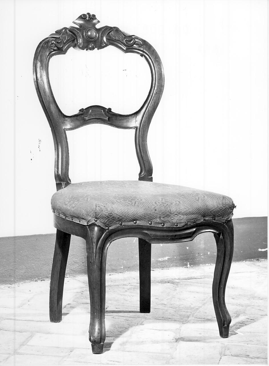 sedia, opera isolata - ambito italiano (sec. XIX)