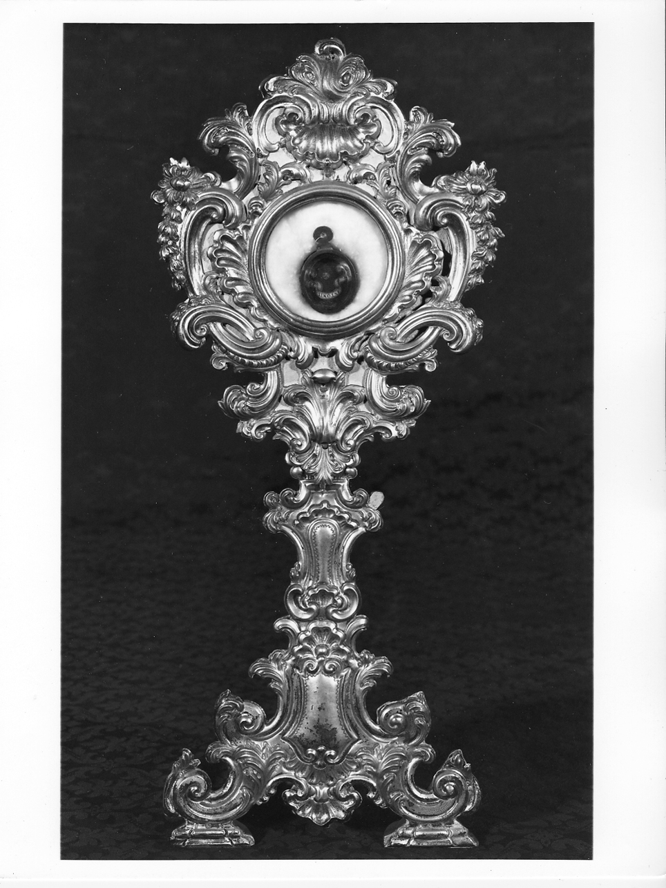 reliquiario - a ostensorio, opera isolata - bottega bresciana (metà sec. XVIII)