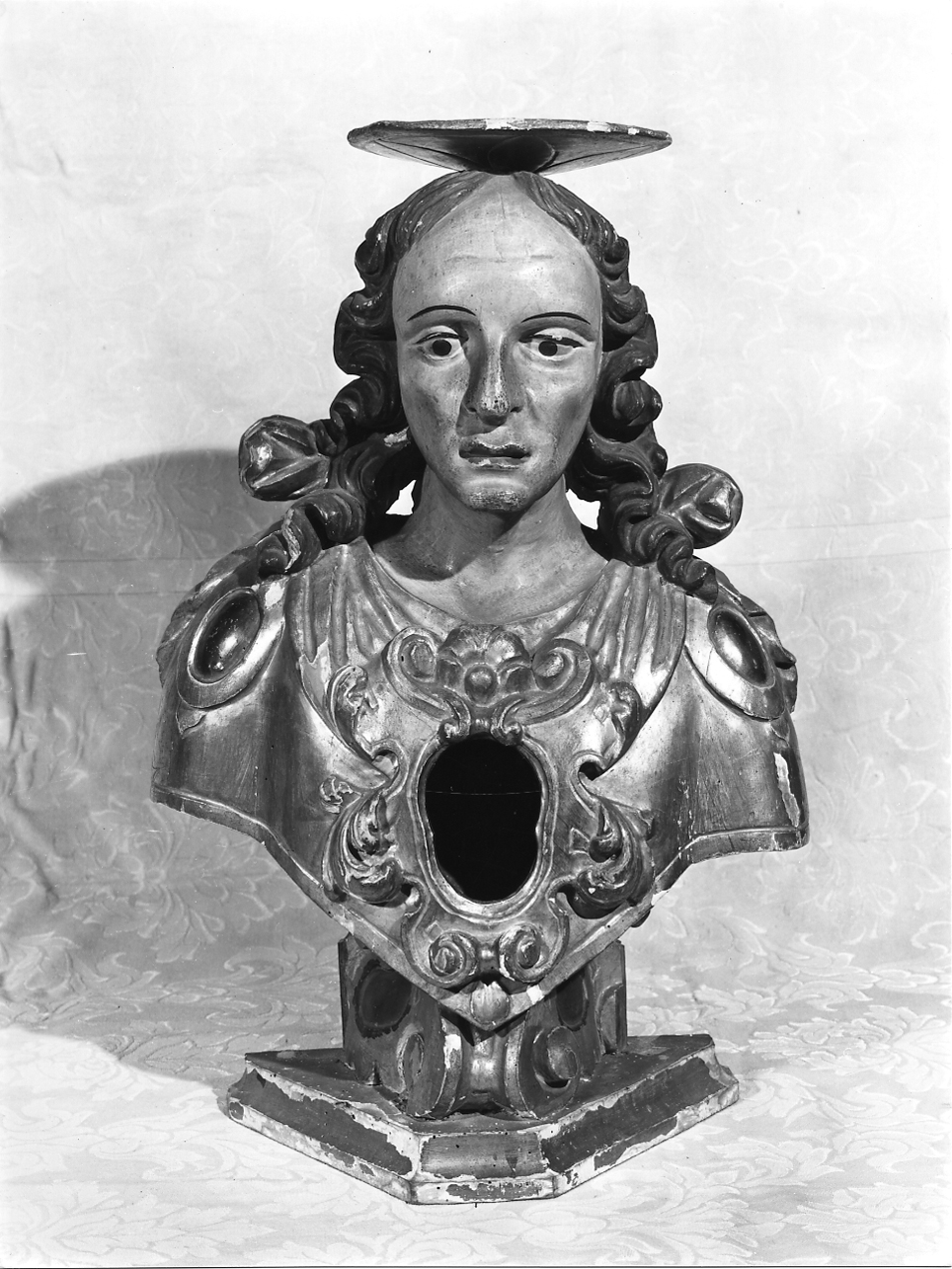 reliquiario - a busto, opera isolata - ambito mantovano (seconda metà sec. XVII)