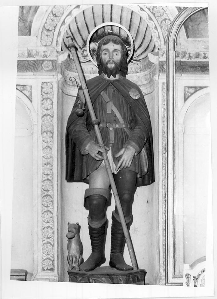 San Rocco (statua, opera isolata) - bottega bresciana (sec. XVII)