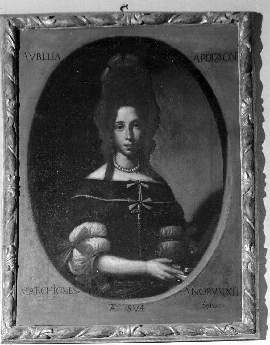 Aurelia Ardizzoni, ritratto di donna (dipinto, opera isolata) - ambito piemontese (fine sec. XVII)