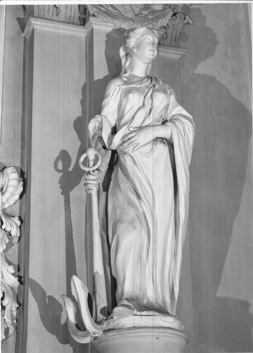 Fede e Speranza (statua, elemento d'insieme) - ambito lombardo (sec. XVIII)
