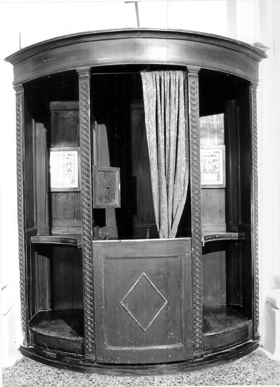 confessionale, serie - produzione mantovana (ultimo quarto sec. XIX)