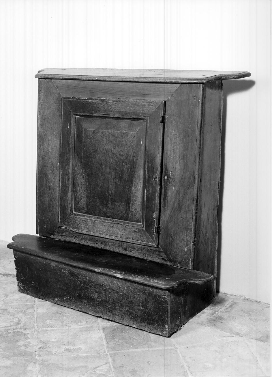 inginocchiatoio, serie - produzione mantovana (sec. XVIII)