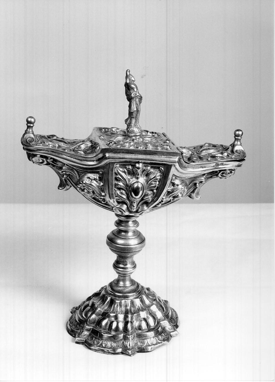 navicella portaincenso, opera isolata di Bertarelli f.lli (fine/inizio secc. XIX/ XX)