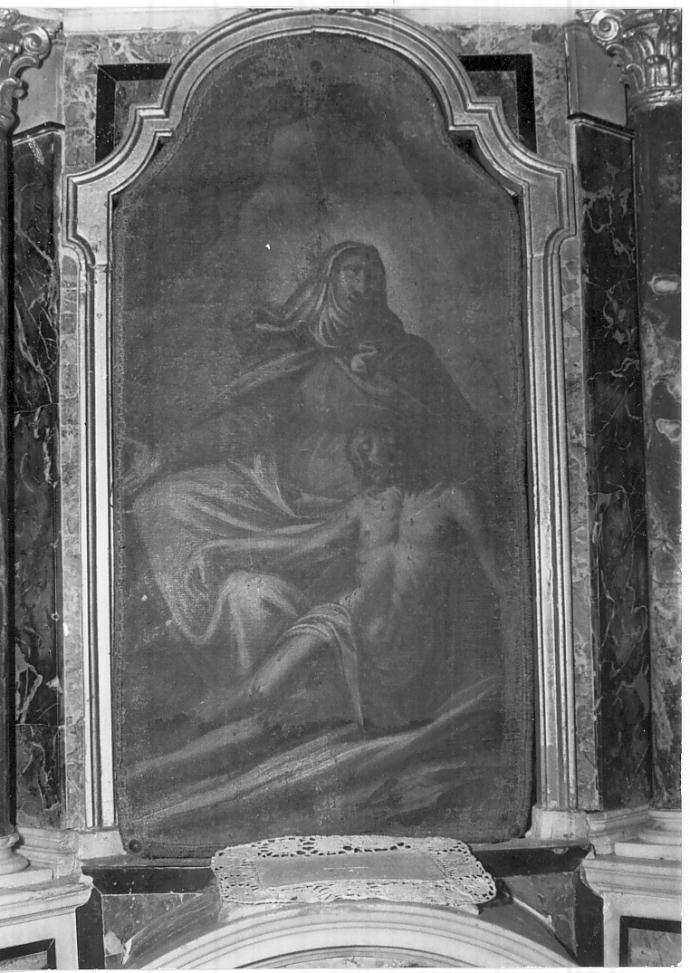 Pietà (dipinto, opera isolata) - ambito italiano (sec. XVII)