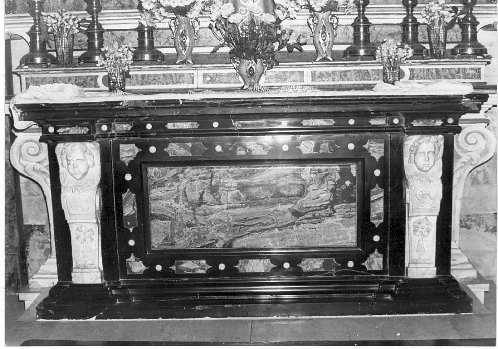 mensa d'altare, opera isolata - ambito italiano (sec. XVII)