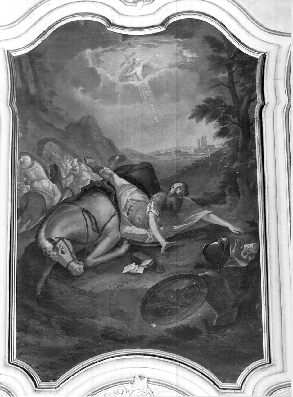 conversione di San Paolo (dipinto, opera isolata) di Araldi Felice (attribuito) (seconda metà sec. XVIII)
