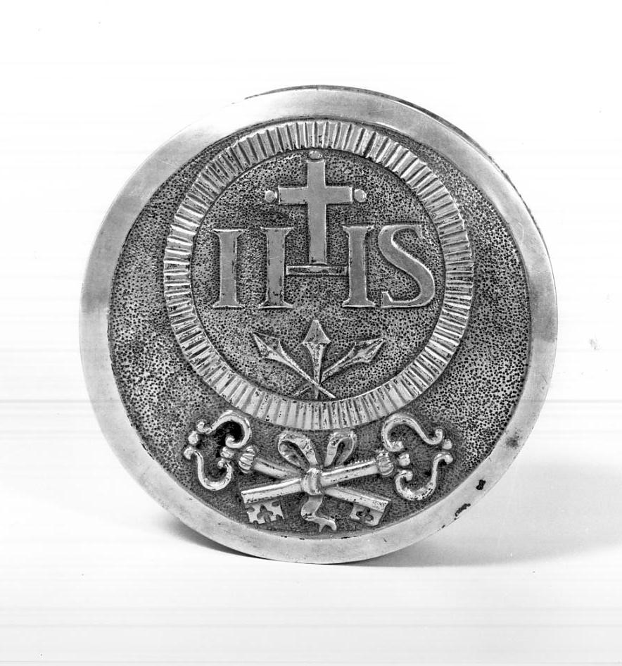 scatola per ostie, opera isolata - ambito italiano (prima metà sec. XIX)