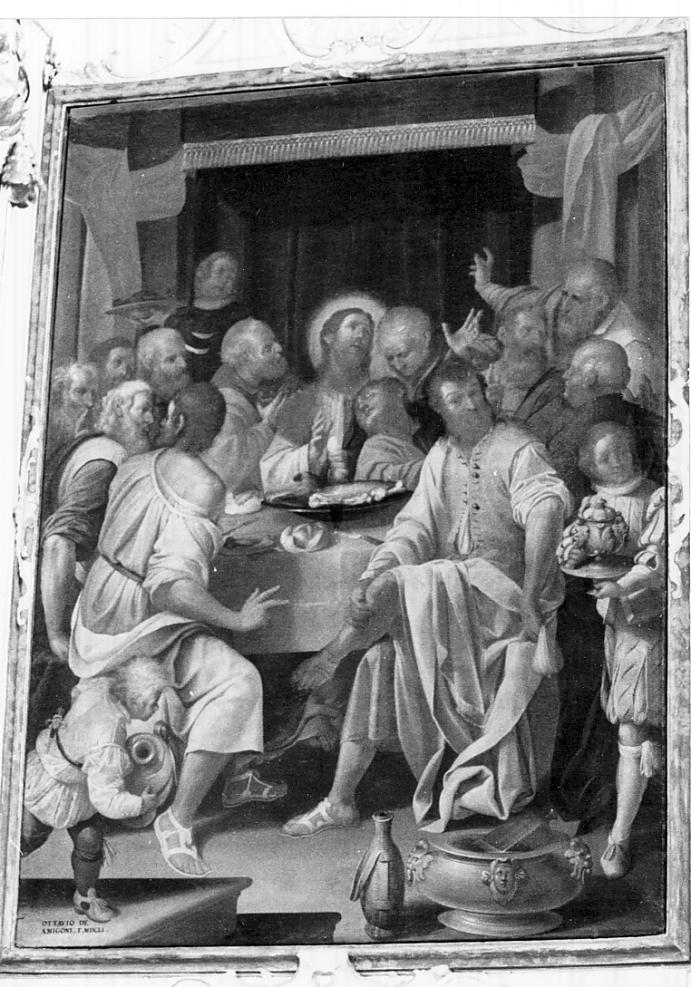 ultima cena (pala d'altare, opera isolata) di Amigoni Ottavio (attribuito) (sec. XVII)