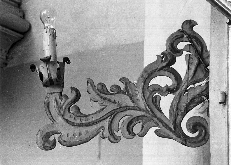 candeliere da parete, serie - ambito italiano (sec. XVIII)