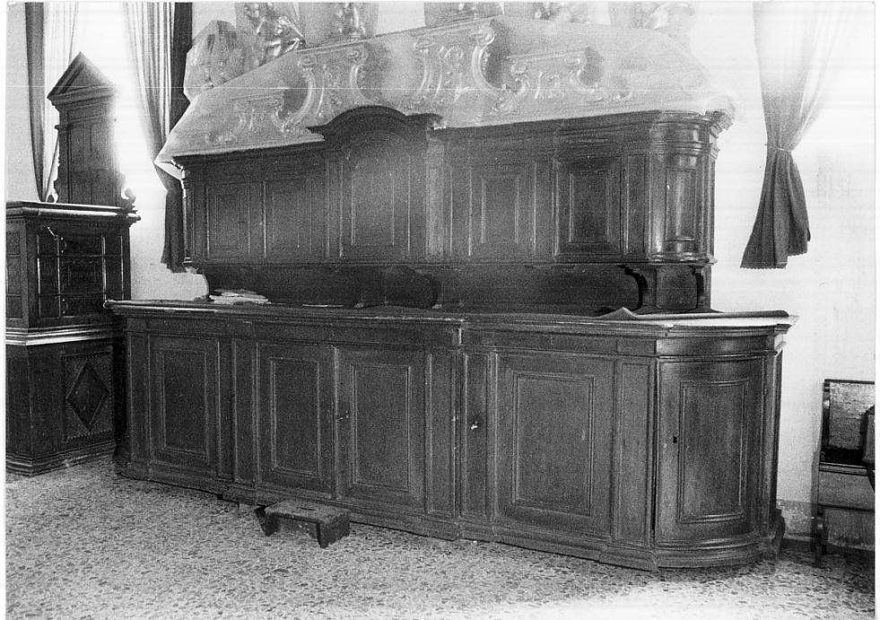 mobile da sacrestia, opera isolata - ambito italiano (sec. XVII)