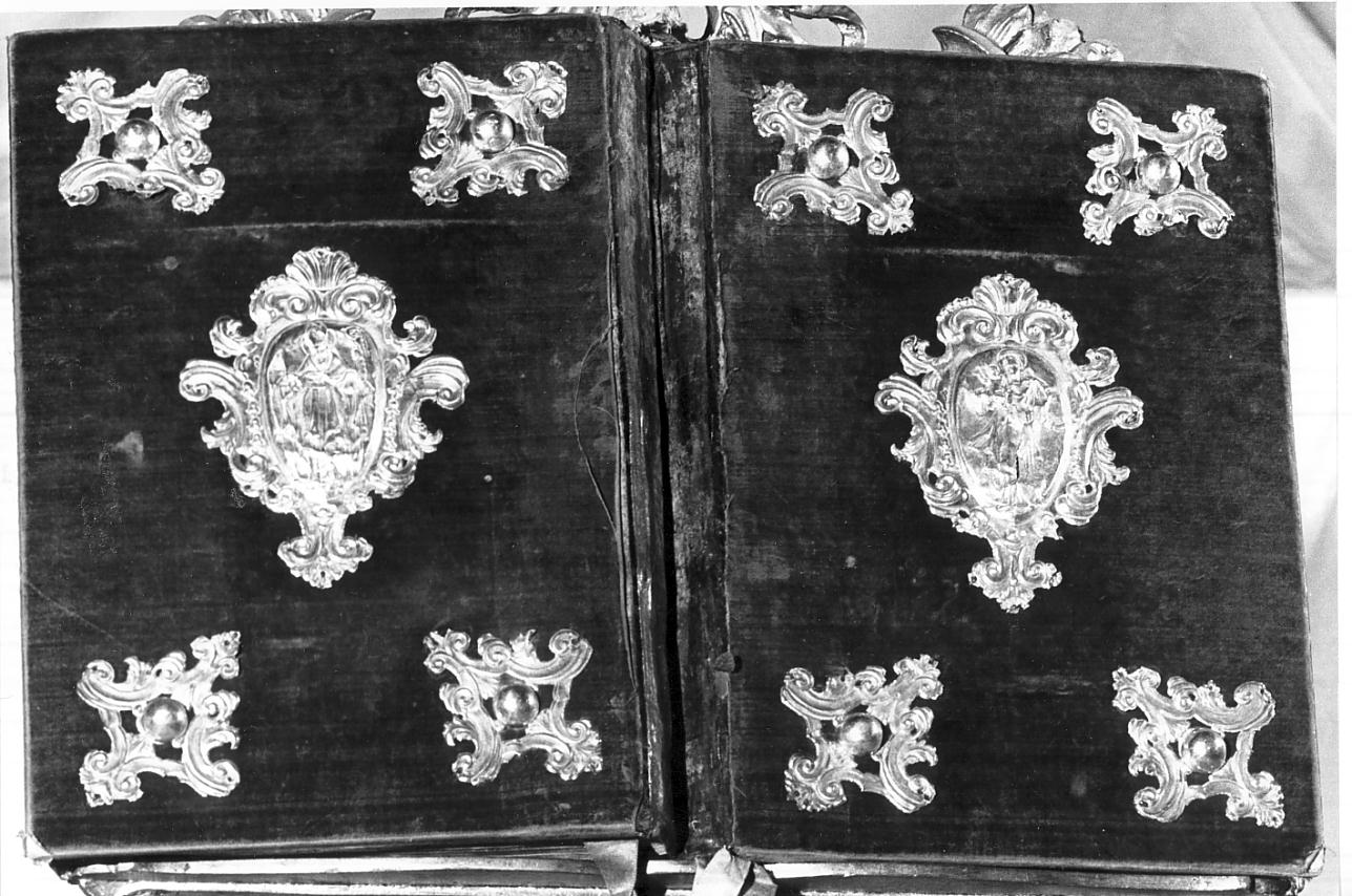 coperta di libro liturgico, opera isolata - ambito italiano (fine sec. XVIII)