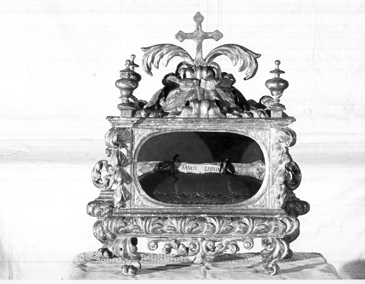 reliquiario, serie - ambito bresciano (fine/inizio secc. XVII/ XVIII)