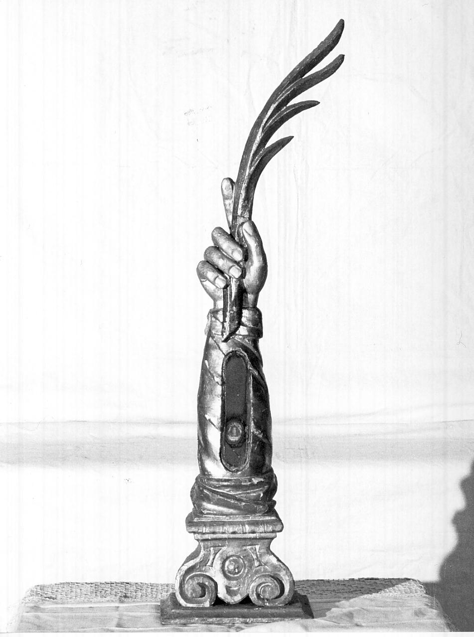 reliquiario, opera isolata - ambito bresciano (sec. XVIII)