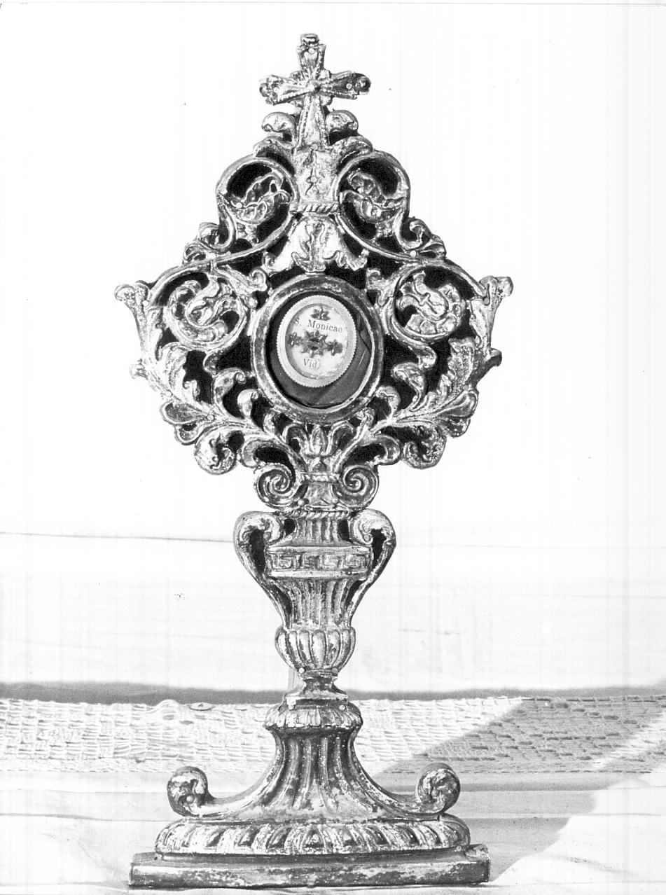 reliquiario, opera isolata - ambito bresciano (fine/inizio secc. XVIII/ XIX)