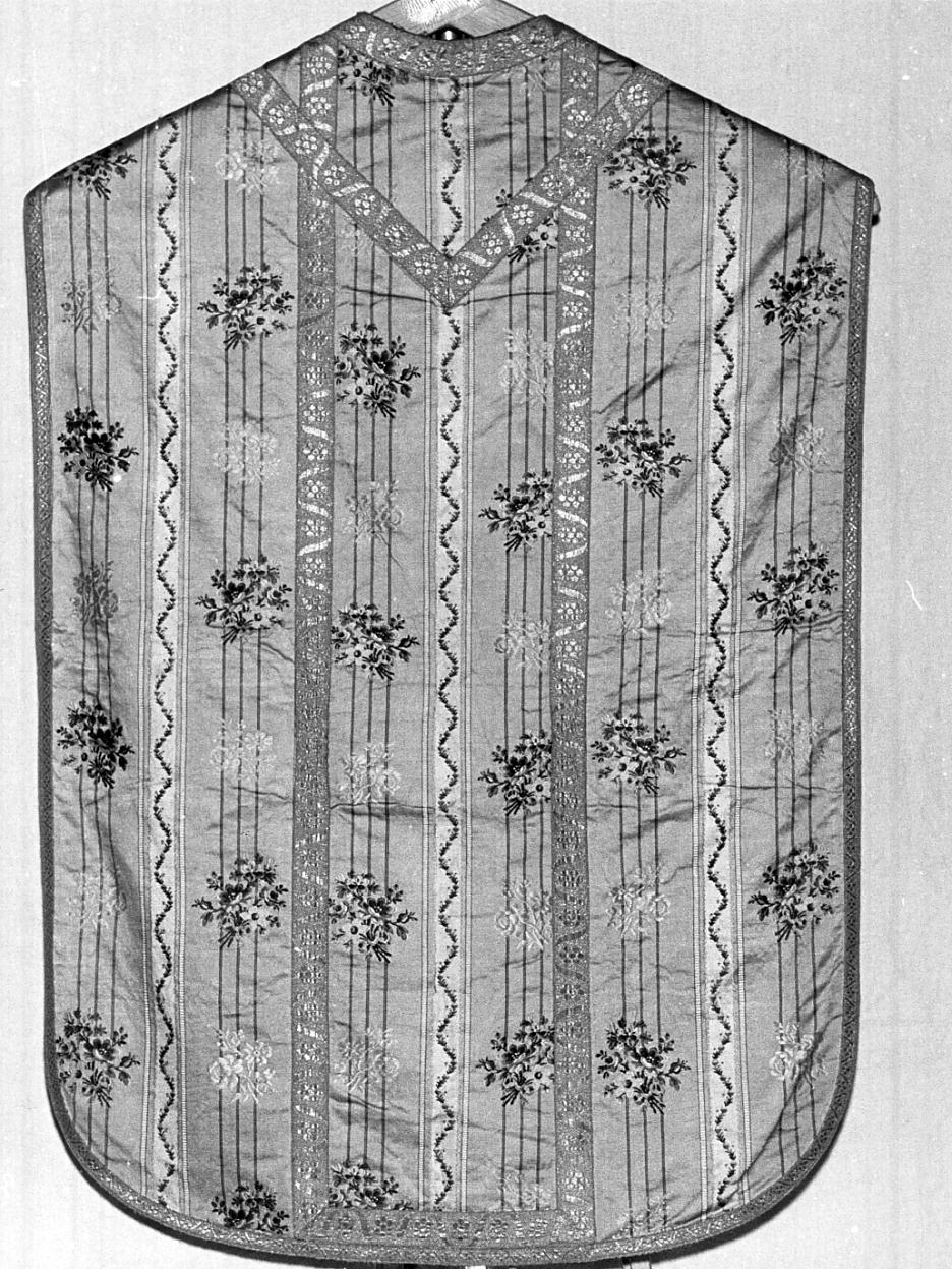 paramento liturgico, insieme - ambito lombardo (inizio sec. XIX)