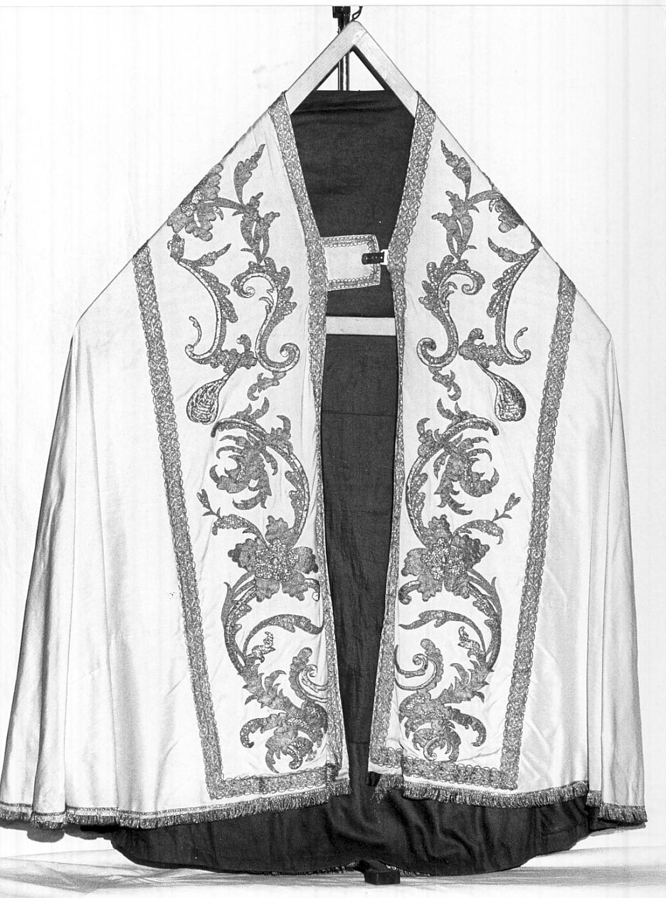 piviale, opera isolata - ambito bresciano (sec. XVIII)