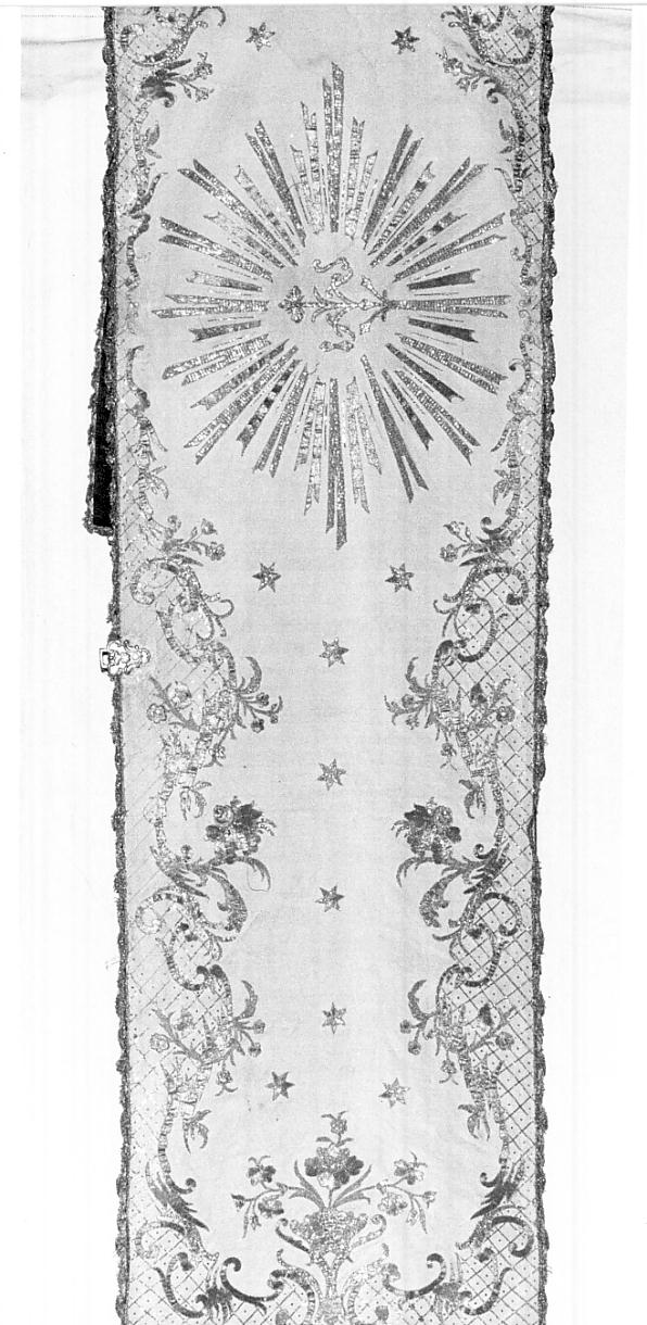 velo omerale, opera isolata - ambito italiano (inizio sec. XVIII)