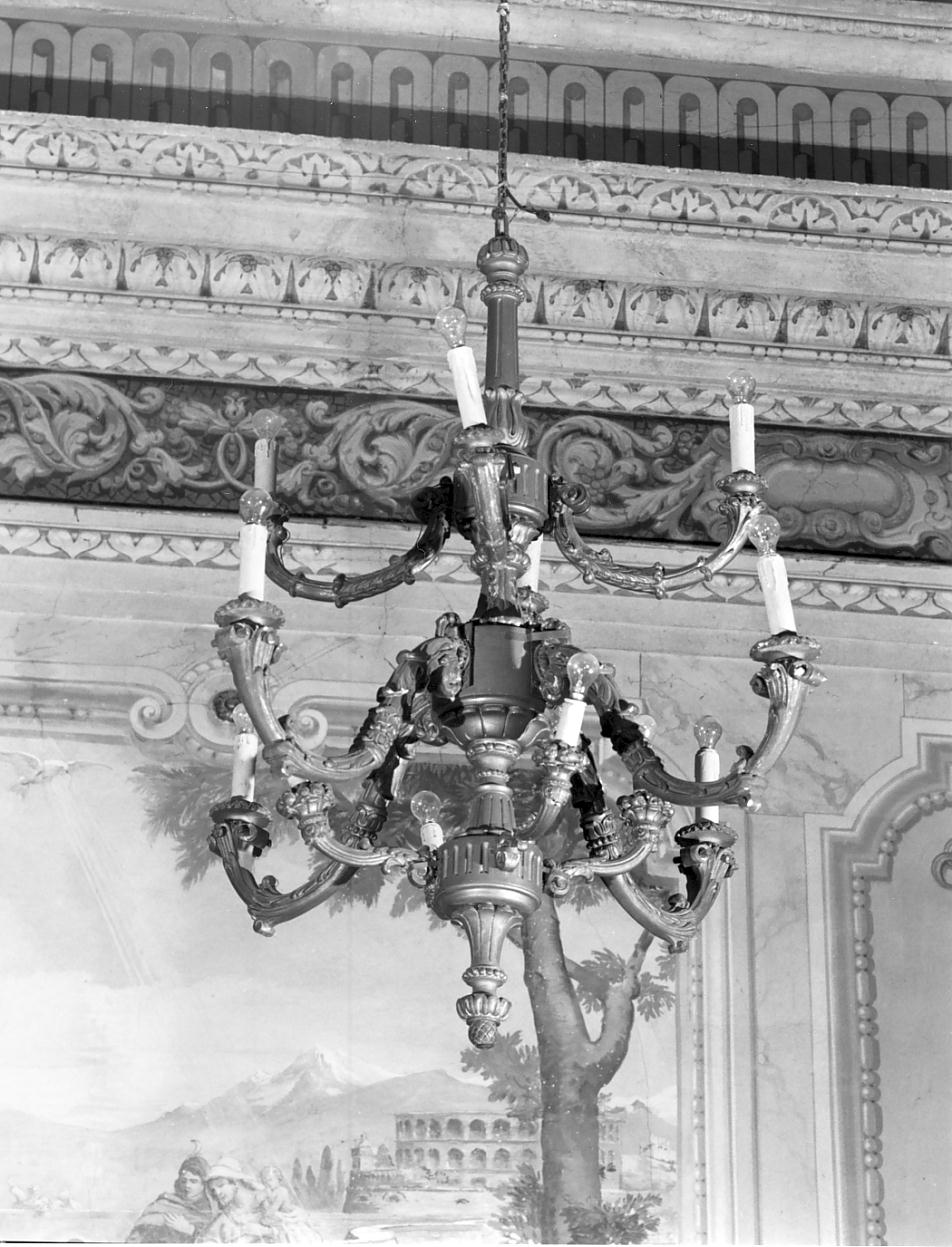 lampadario, serie - manifattura cremonese (primo quarto sec. XX)