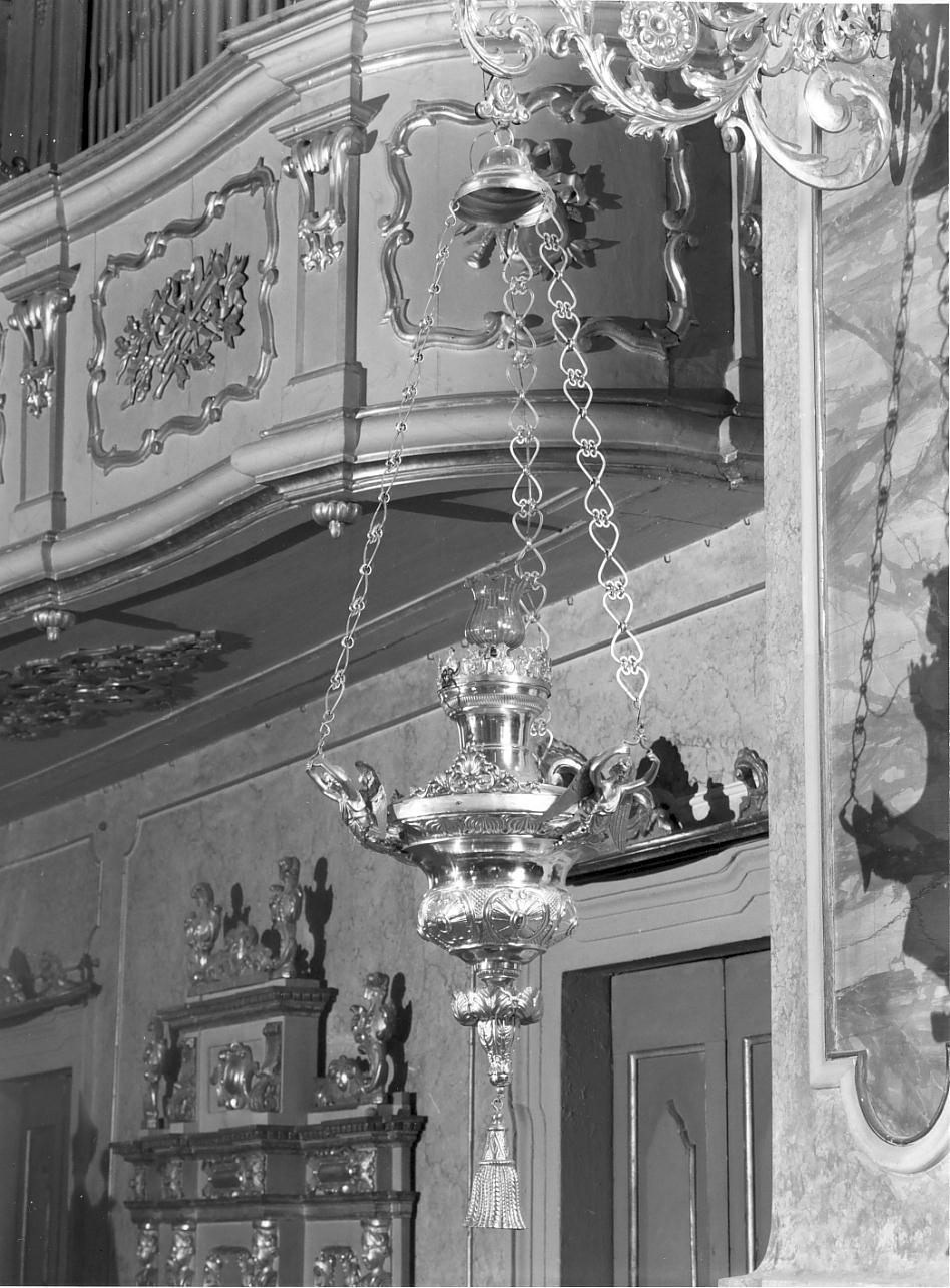 lampada pensile, serie - manifattura lombarda (prima metà sec. XX)