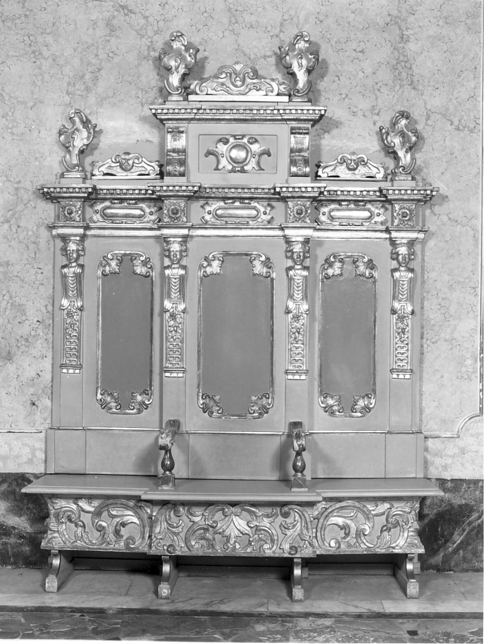 bancale, opera isolata - manifattura cremonese (ultimo quarto sec. XIX)