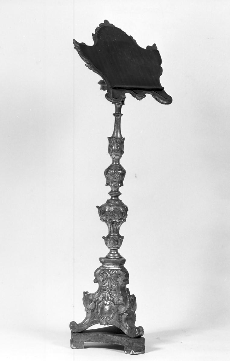 leggio, opera isolata - manifattura cremonese (seconda metà, prima metà sec. XVIII, sec. XX)