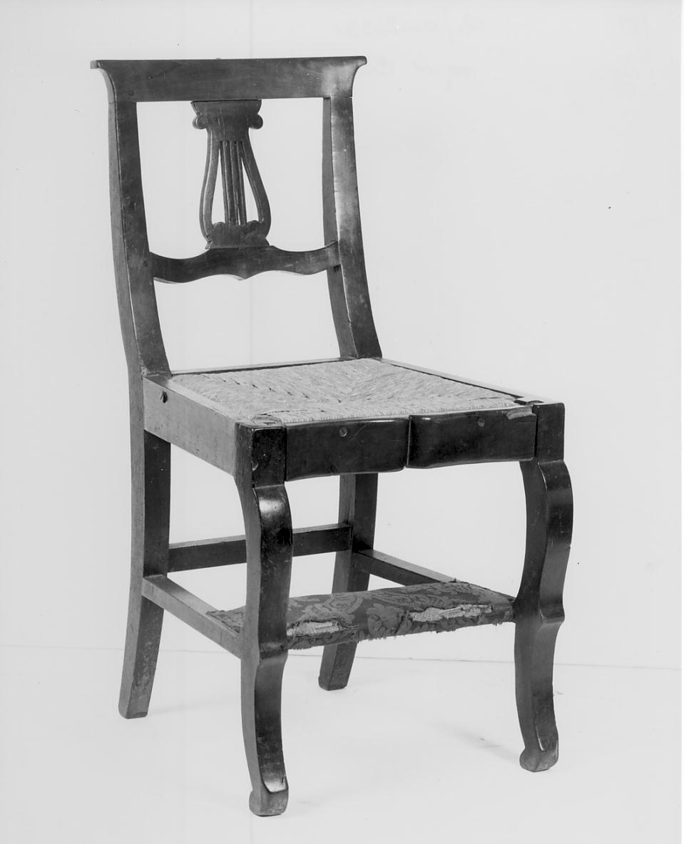 sedia-inginocchiatoio, opera isolata - manifattura cremonese (primo quarto sec. XIX)