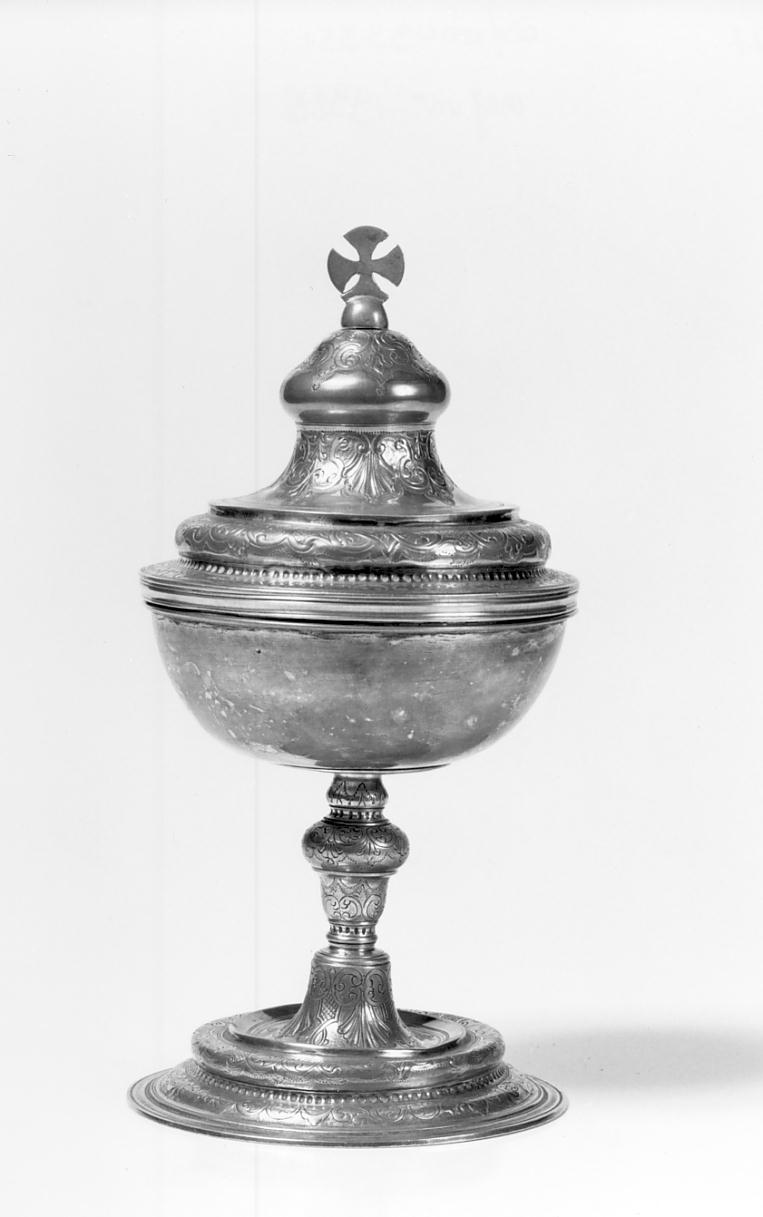 pisside, opera isolata - manifattura lombarda (sec. XIX)