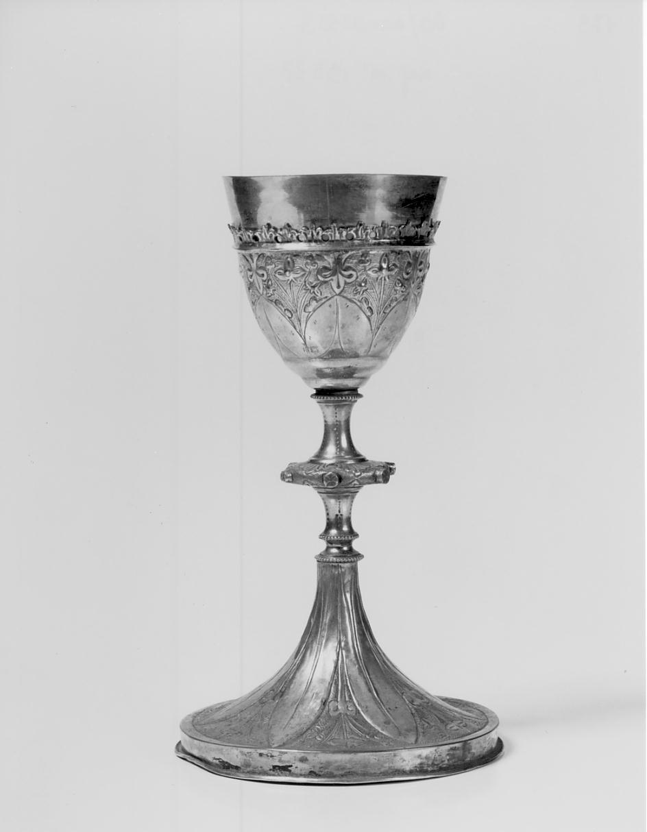 calice, opera isolata - manifattura lombarda (seconda metà sec. XIX)