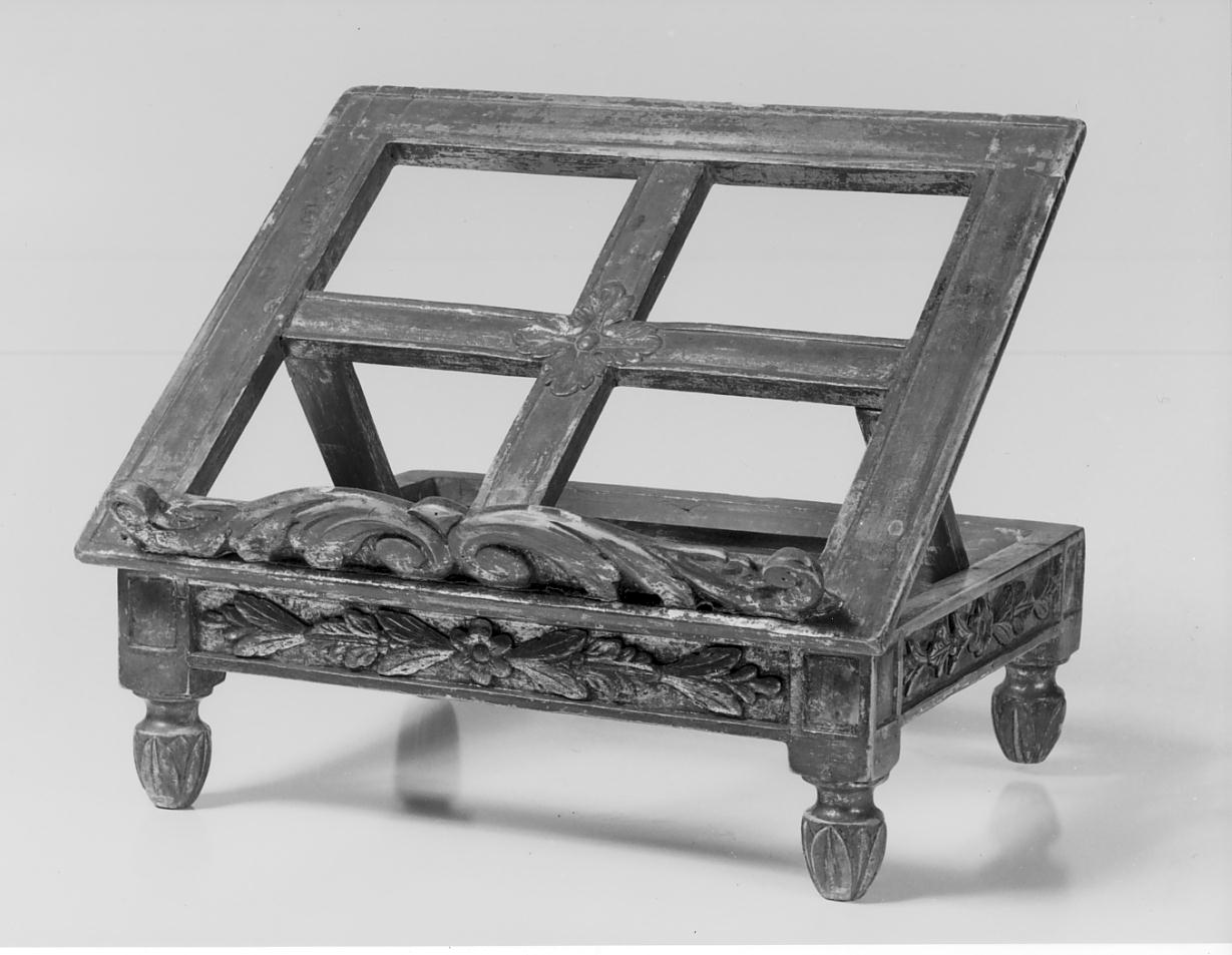 leggio d'altare, serie - manifattura cremonese (prima metà sec. XIX)