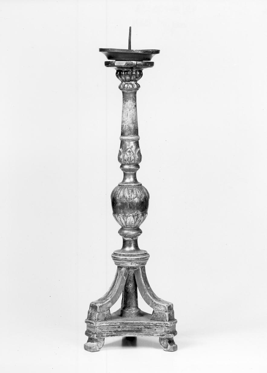 candelabro, serie - manifattura cremonese (prima metà sec. XIX)