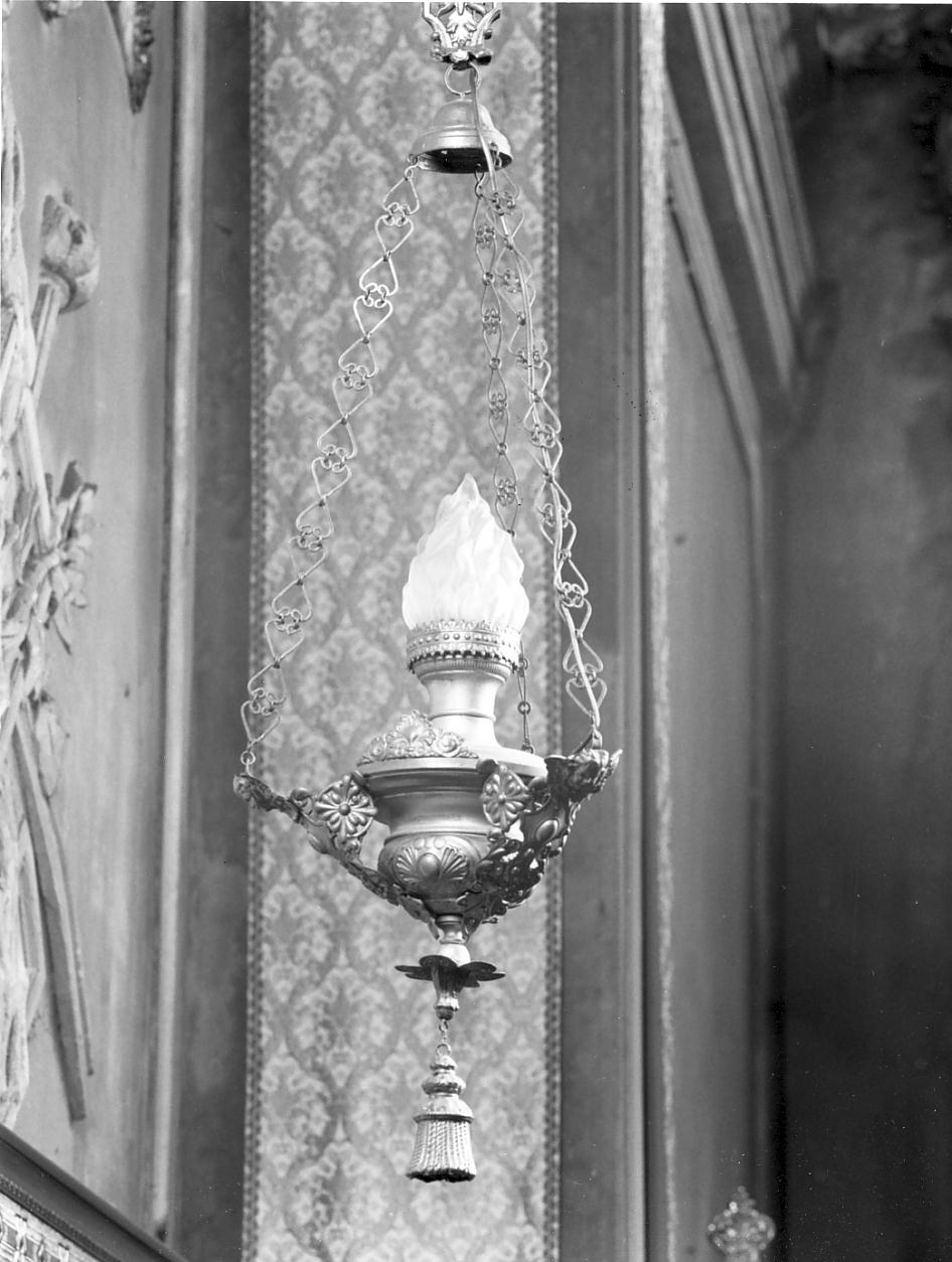 lampada pensile, serie - manifattura cremonese (primo quarto sec. XX)