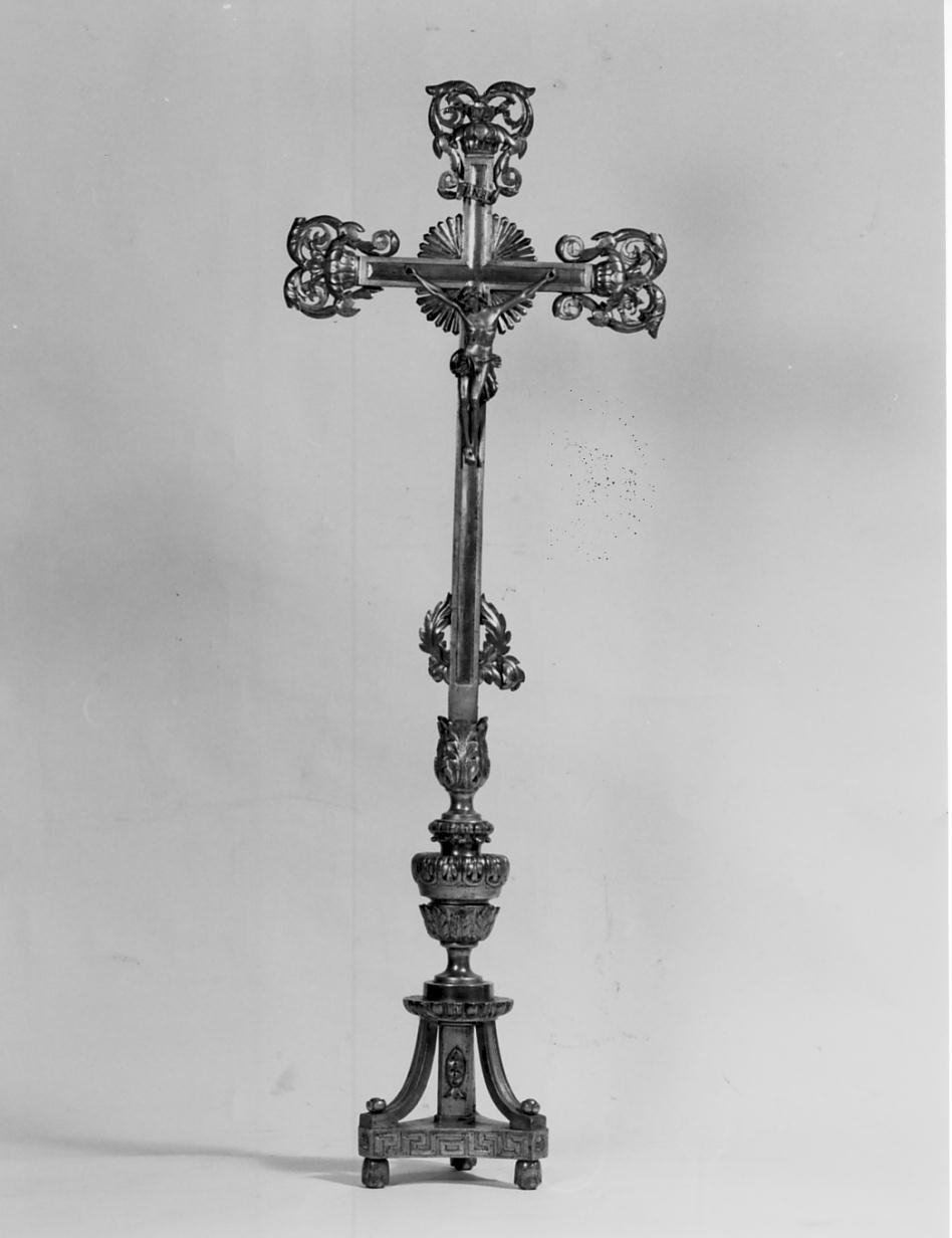 croce d'altare, elemento d'insieme - manifattura cremonese (fine/inizio secc. XVIII/ XIX)