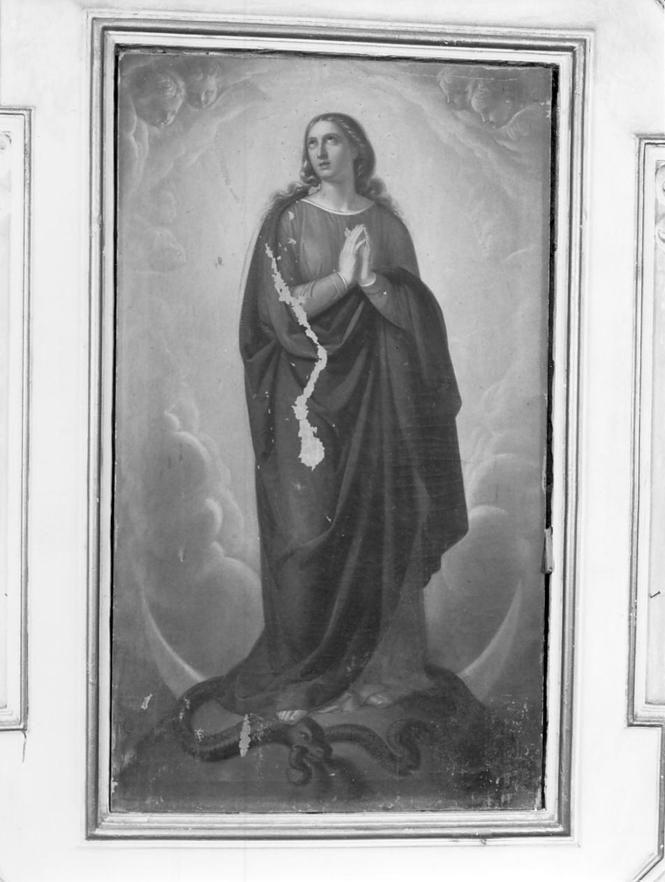 Immacolata Concezione (dipinto, opera isolata) - ambito lombardo (sec. XIX)
