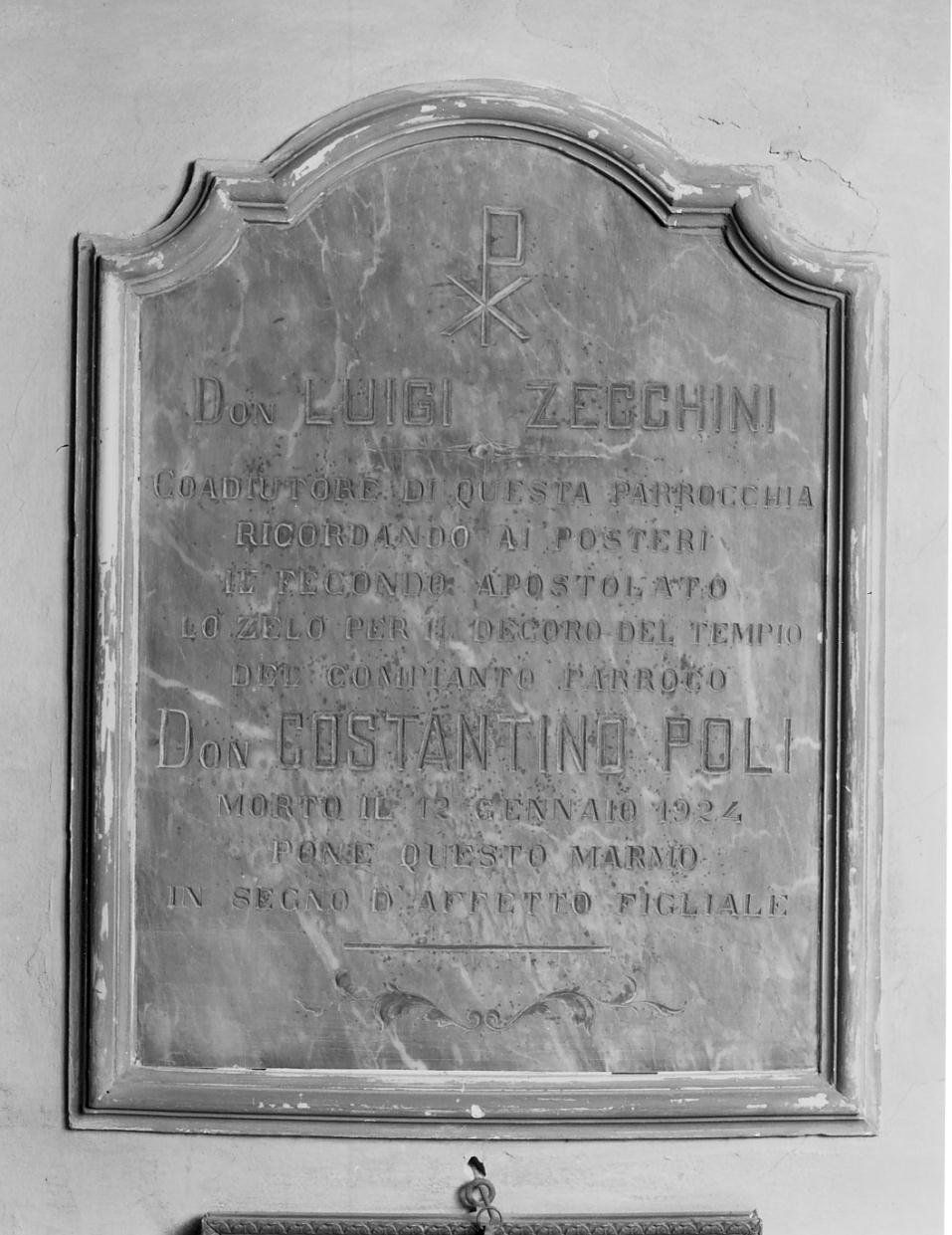 lapide, opera isolata - manifattura cremonese (sec. XX)